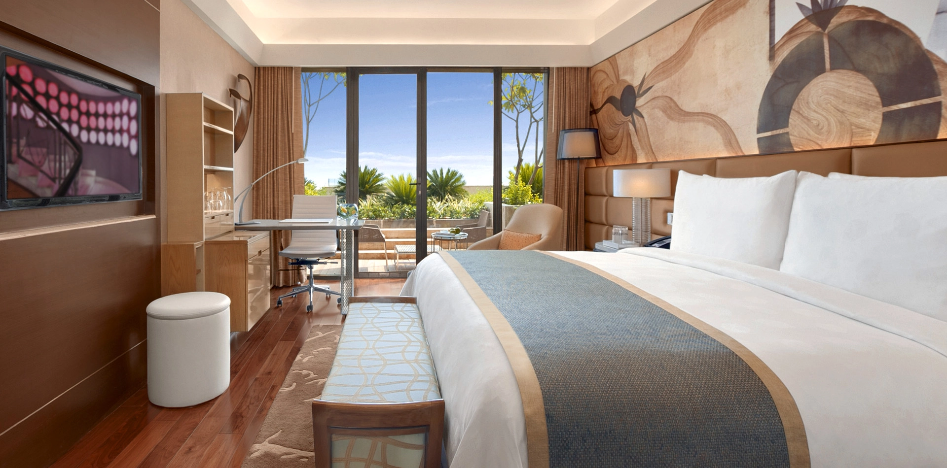 Premier Room at The Leela Ambience Convention Hotel Delhi 